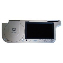 DVD проигрыватель встроенным монитором 7 в солнцнзащитный козырек бежевый левый
